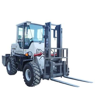 Multi-Purpose New 3 Ton Rough Terrain off-Road Diesel Forklift Trucks