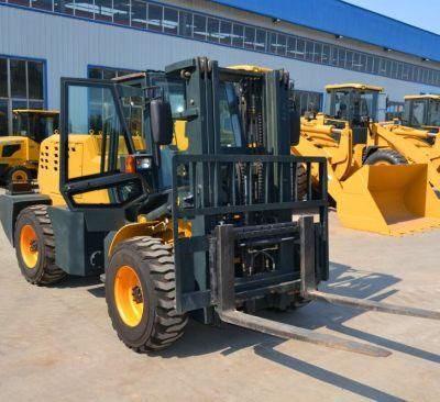 Diesel Forklift All Wheel Drive 3500kg Capacity with CE