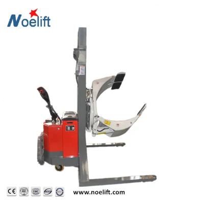 Paper Roll Electric Straddle Stacker Electric Lifter Warehouse Forklift 1.6t 2t 4.5m Triple Mast for Virgin Jumbo Reels/Roller