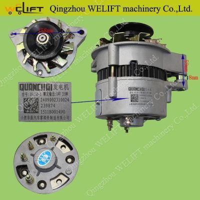 Forklift Spare Parts 14V Alternator Jf13b-1-HD 490QC-2409002310024