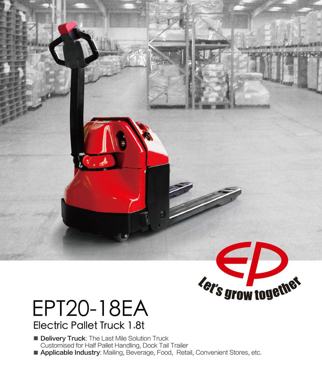 1.8 Ton AC Full Electric Pallet Truck for Dock Tail Trailer