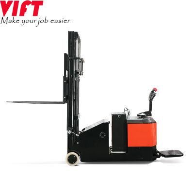 Electric Standing Counterbalanced Stacker 1.5 Ton for Non-Standardized Pallet Lift 3.2m Stacker