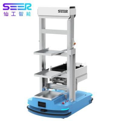 Manufacture 1.5 Ton Automatic Mobile Industrial Robot Lift Full Electric Picking Robot Durable in Use