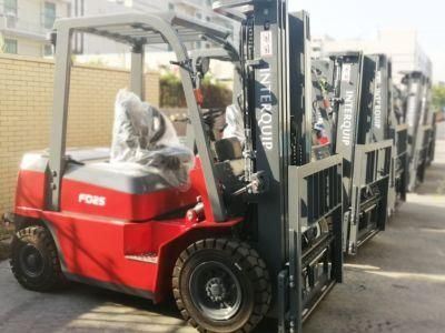 2.5 Ton Hydraulic Transmission Diesel Forklift with Side Shift