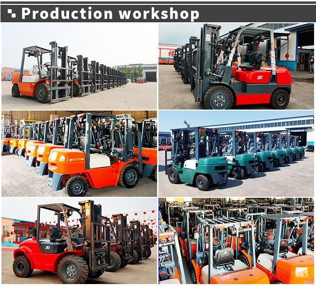 Titanhi 3.0ton Sparepart Hand Four Wheel Hydraulic Forklift