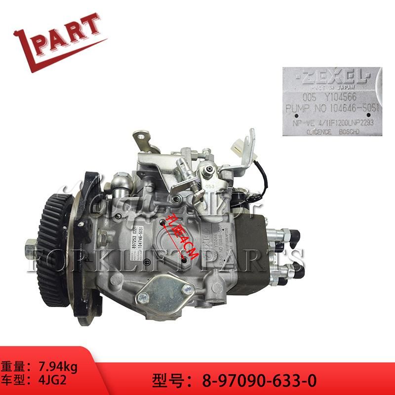 Forklift Parts Fuel Injection Pump 8-97090-633-0 for 4jg2 Engine