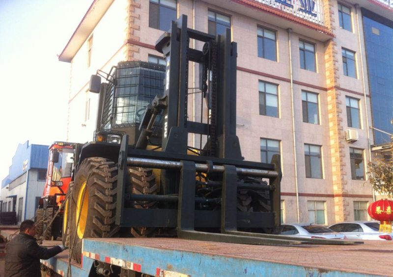Welift10t Ce Certified 4WD Rough Terrain Forklift