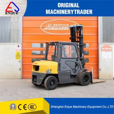 Used Japanese Tcm 4ton Forklift Good Performance Japanese Isuzu Engine Diesel Second Hand Forklift on Sale