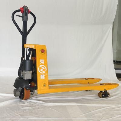 12 Months Jiangmen Pallet Truck Semi Electric Forklift Clg2015L-E