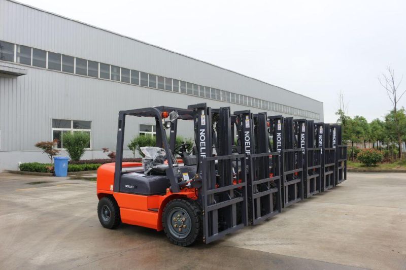 Empilhadeira 3ton Diesel Forklift with 4.8m Triplex Masts with Free Lift