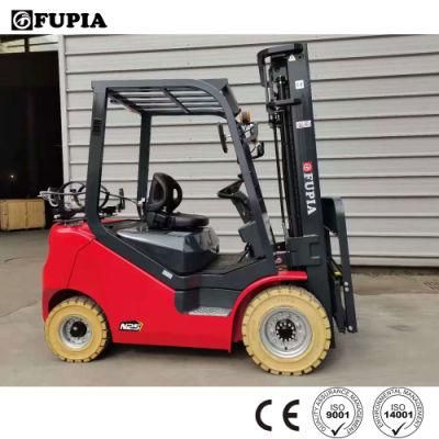 Indoor Material Handling Equipment 2000kg Capacity 4.5m Lift 2ton Lp Gas Forklift Truck
