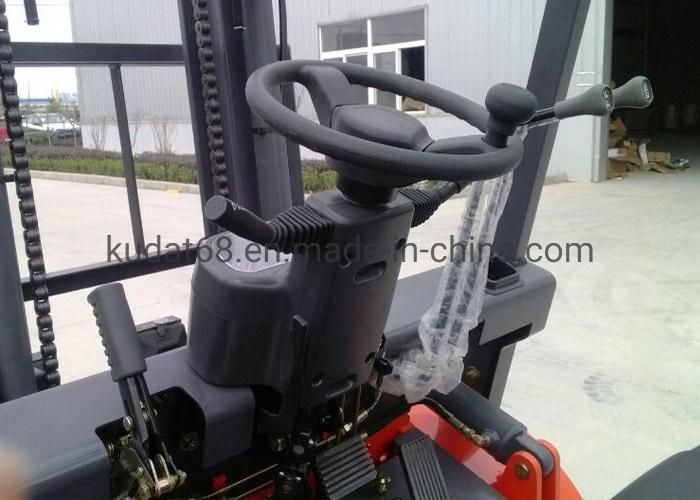 3 Tons Four Wheel Diesel Forklift Truck with Japanese Engine