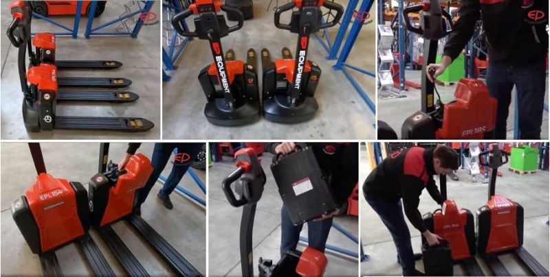 1.8 Ton Li-ion Electric Pallet Truck with Plug & Play Battery