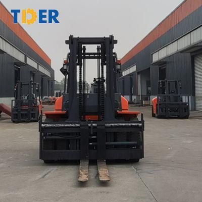 Solid Tires, Side Shift, Three Stage Mast, etc Lift Trucks 12ton Diesel Forklift