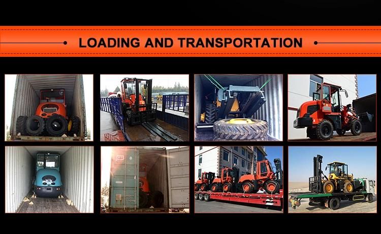 Welift 3.0t Rough Terrain Forklift 4WD off Road Forklift