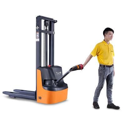 Mosfet Control Electric Zowell Wooden Pallet Lift Truck Reach Stacker