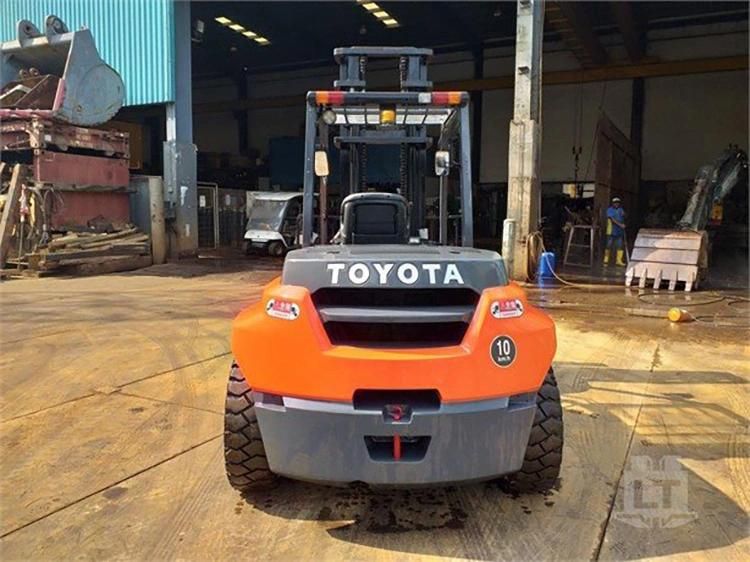 Second Hand Diesel Forklift Toyota 7f70 Good Performance Japanese Isuzu Engine Diesel Used Forklift on Sale