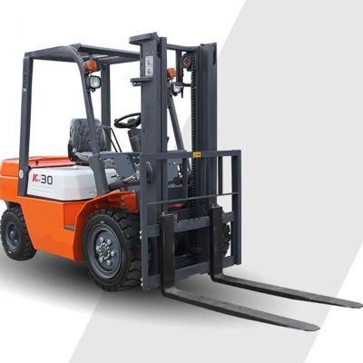 China Top Brand Automatic Transmission Side Shift Tilting Diesel Forklift 3 Ton