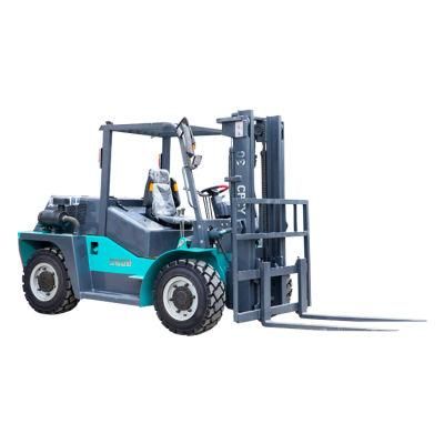 New 2022 Huaya China Agriculture Equipment Rough Terrain 4WD 3t 4t 5t Forklift FT4*4h