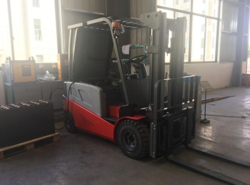 Chariot Elevateur 5m Triplex Mast 3t Electric Battaery Forklift with Side Shifter