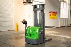 Movmes 1000kg 1ton Capacity Hydraulic Double Scissors Electric Fork Reach Truck Forklift
