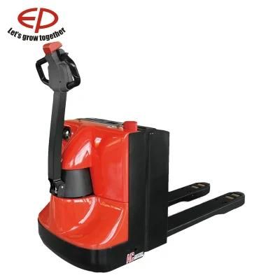 2.0t Long-Tiller Design Small Turning Radius AC Electric Pallet Truck