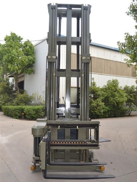 1000 Kg 3 Way Electric Pallet Stacker Narrow Aisle Forklift