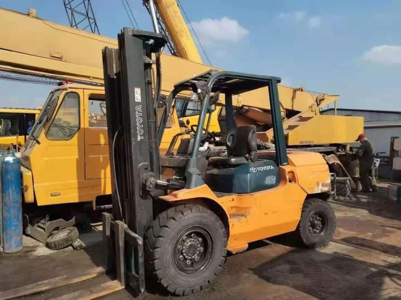 Toyota 5t 8fd50n Second Hand Forklift 5t Toyota 7fd50n 8fd50n Used Forklift Handling Machinery Equipment Diesel Forklift