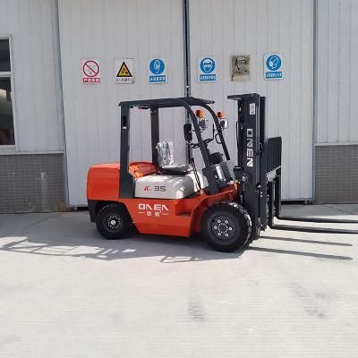 Four Wheels 3ton 3.5ton 3m 4m 5.5m 6m Diesel Gasoline LPG Fork Lifter Truck Forklift with Factory Price