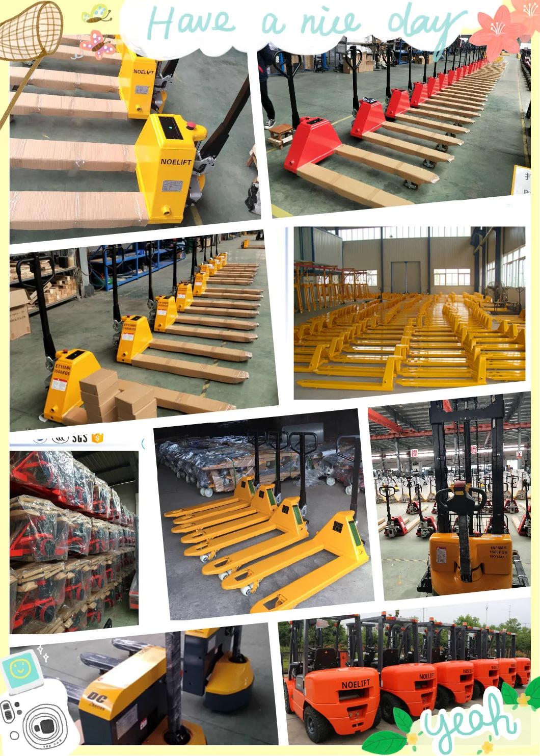 1500kg 1.5ton Semi Electric Battery Operated Motorized Pallet Truck