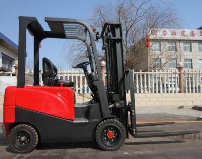 Lithium Battery 1500kgs Forklift with Triplex Mast and Side Shift