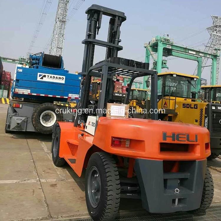 Heli Diesel Engine Forklift 10ton Forklifts Cpcd100