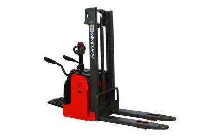 Electric Stacker Stand 1.2t Forkfocus Electric Forklift Pallet Truck Forklift Machine Solutions
