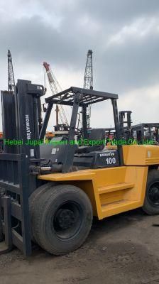 Used Forklift Tcm Komastu 10 Ton Forklift Diesel Forklift Truck with Side Shift for Sale