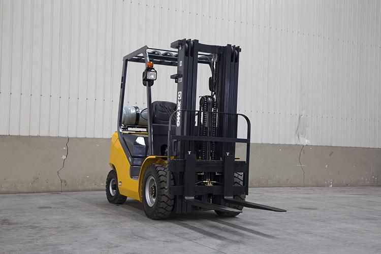 XCMG New Gasoline Forklift 1.5t/1.8t/2t/2.5t/3t/3.5t Forklift Truck with Nissan Engine