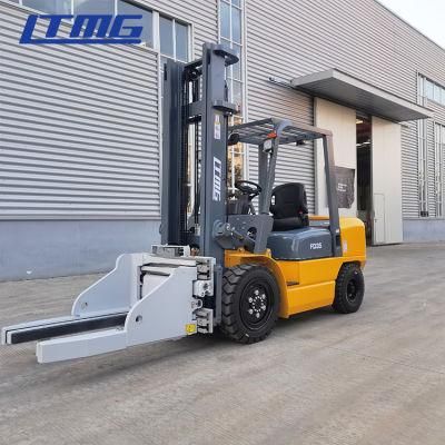 Brick Clamp Forklift 3.5ton 4ton Diesel Forklift with Hydraulic Clamp Attachment