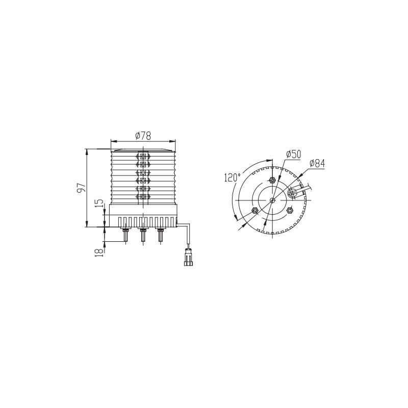 Forklift Parts Forklift Lamp Bfp18015