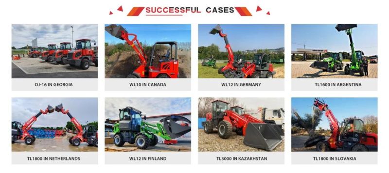 3.5 Ton China Mini Diesel Rough Terrain Forklift for Sale with Hydraulic Transmission Telescopic Forklift