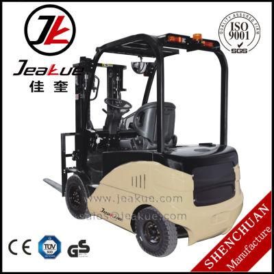2017 1.5t German Design Hot Sell Four-Wheel Electric Forklift