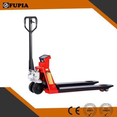 Material Handling Equipment Hand Operated Lift Truck 3 Ton Weight Scale Manual Pallet Truck