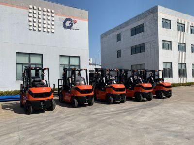 Adjustable 1t - 5t Fork Lift Truck Forklift with Paper Roll Clamp
